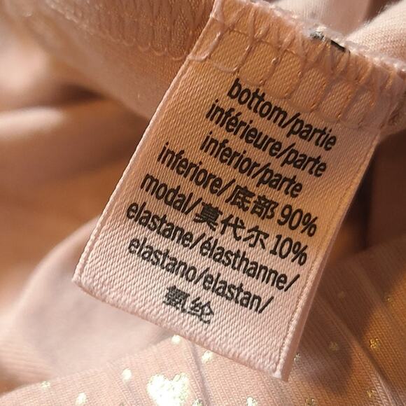 Victoria's Secret Pink Silver Heart Modal Soft Long Pajama Set-NEW- M - Picture 13 of 13